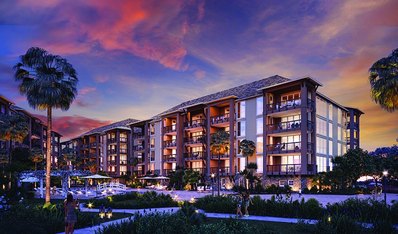 rendering of the new waters condos at the Horseshoe Bay Resort Aviator